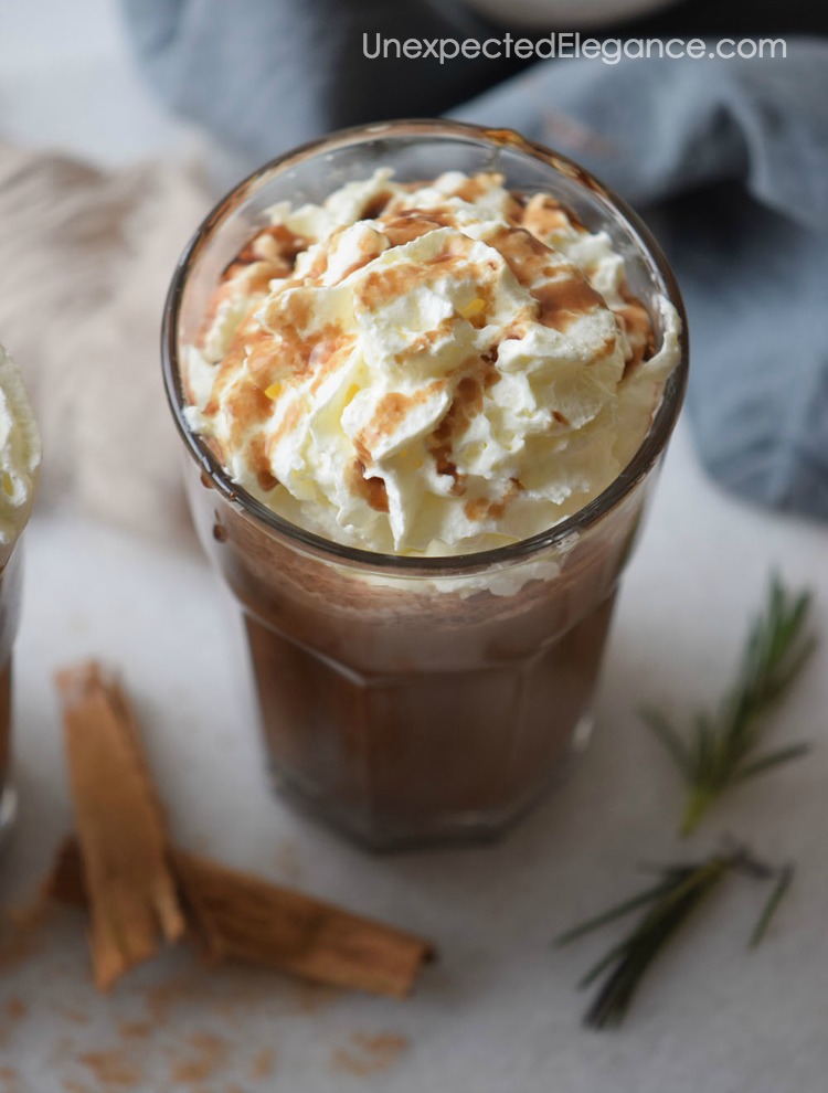 Salted caramel hot cocoa recipe.