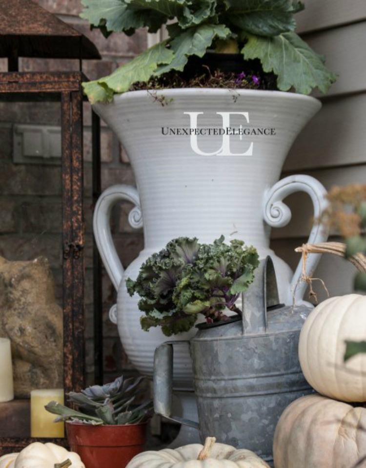 Add some color to your porch this fall with these simple and inexpensive ideas!