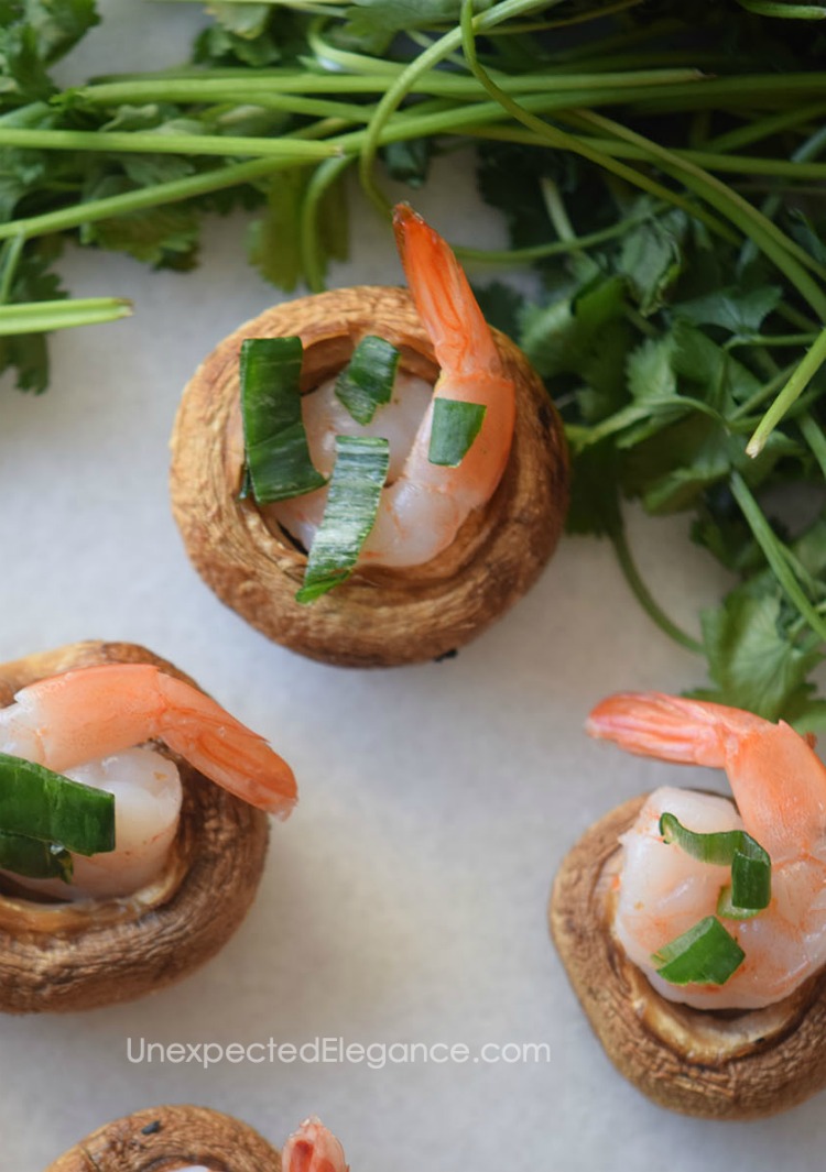 The holidays are upon us!!! If you host any kind of gathering, these shrimp stuffed mushrooms are great to whip up fast and serve as appetizers.