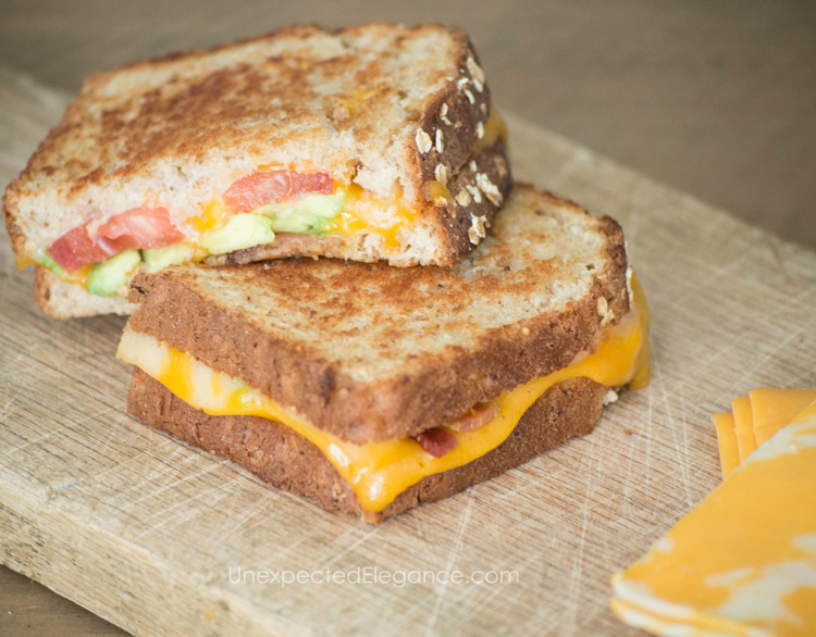 A super easy and fun take on the traditional grilled cheese sandwich! Step by step instructions for how to assemble this delicious ULTIMATE GRILLED CHEESE!!