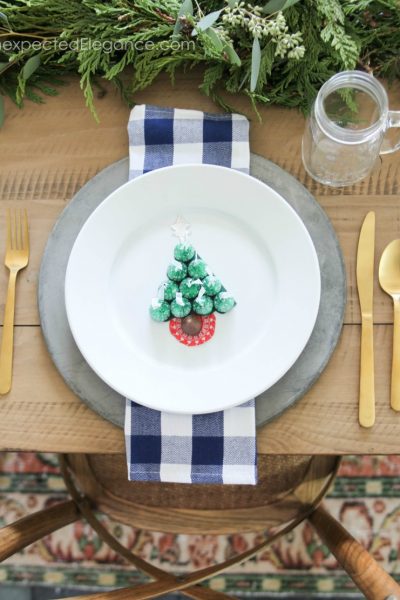 If you have kids, this Kid's Christmas Table Craft is such a fun place setting. It's perfect for adding a simple and festive addition to your meal!