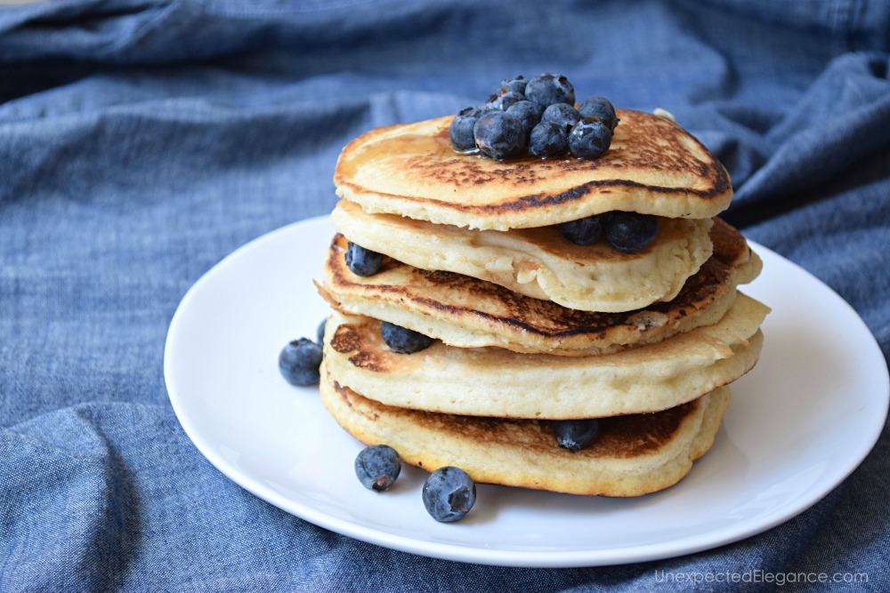 Try these gluten free, vegan pancakes. Or add ingredients to make them paleo!