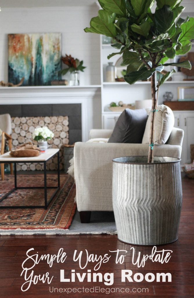 Simple Ways to Update Your Living Room
