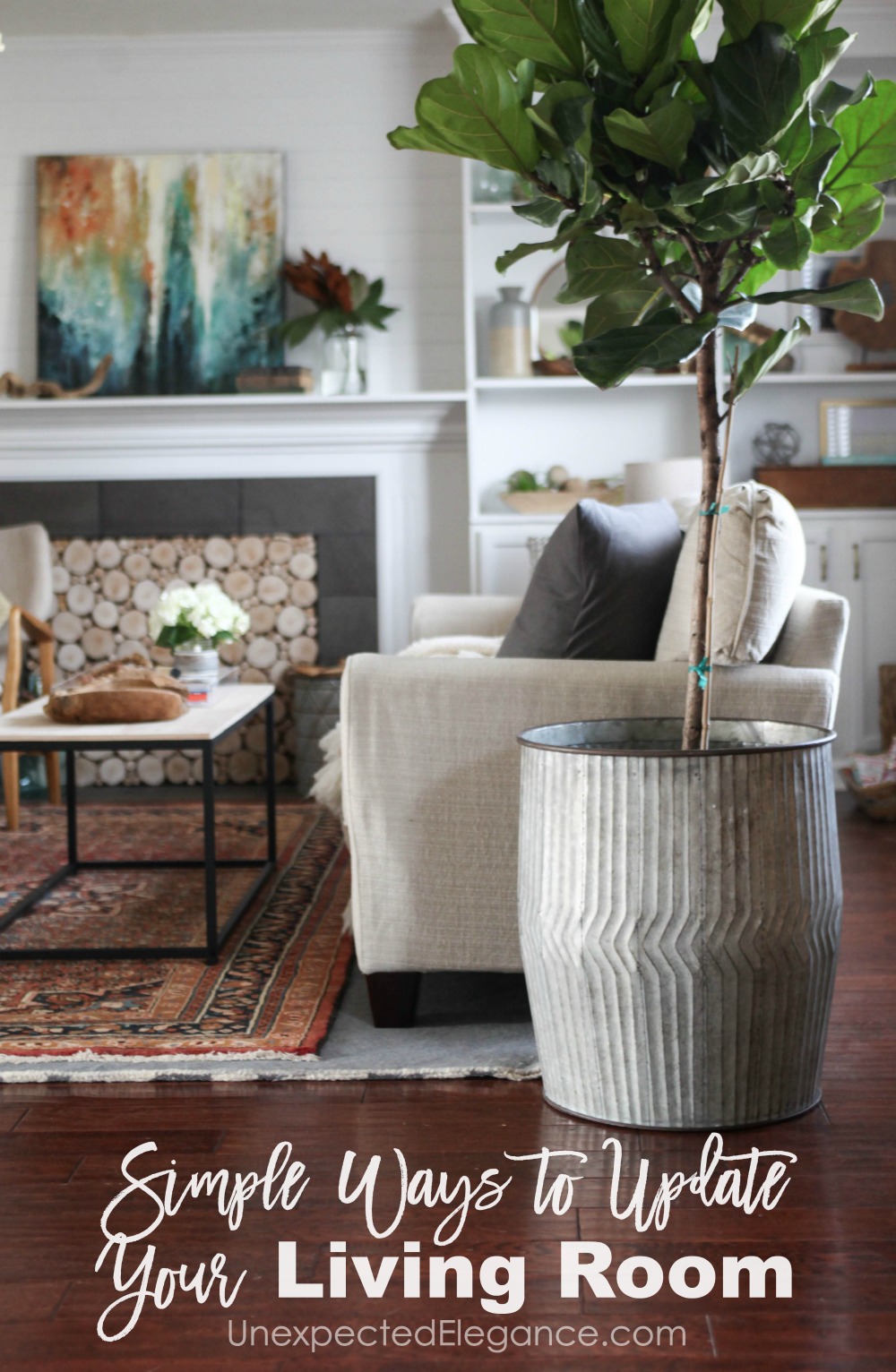 Does your living room need some sprucing up? Check out these simple ways to update your living room without spending a lot of money!