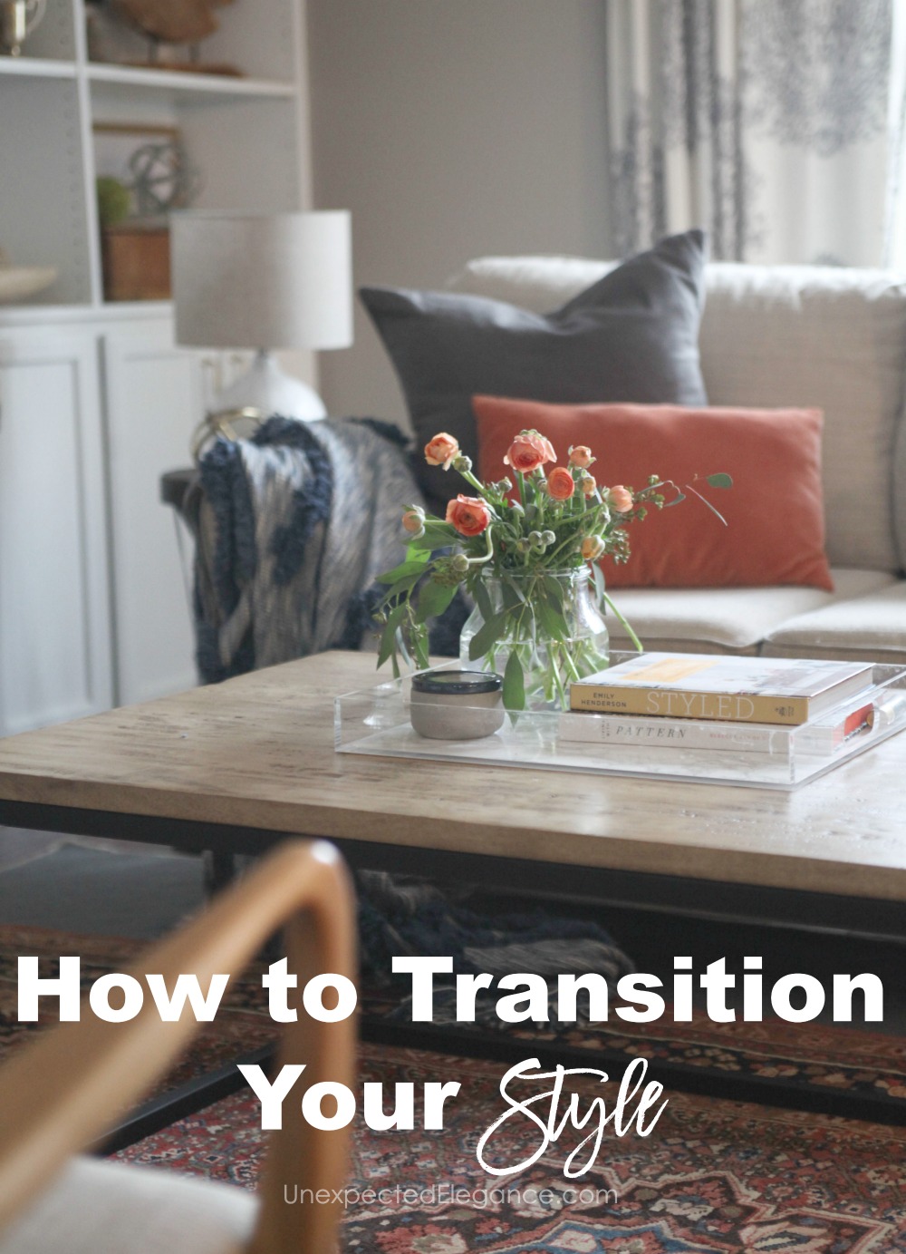 Get some tips and tricks for how to transition your style when your taste has changed. Practical ways to spend less and get the look you want.