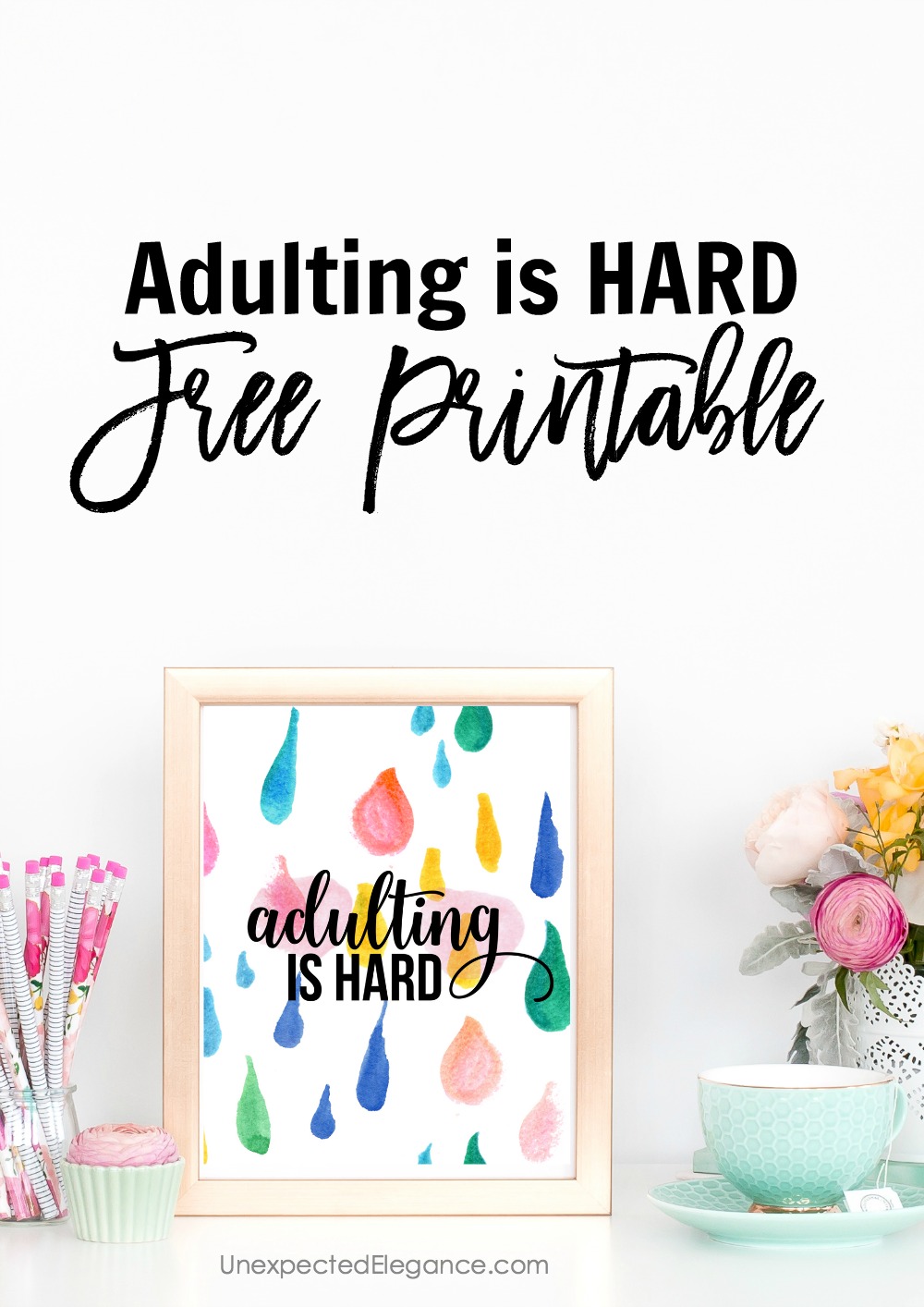 Sometimes it's hard to be an adult!  Get this FREE, fun printable!