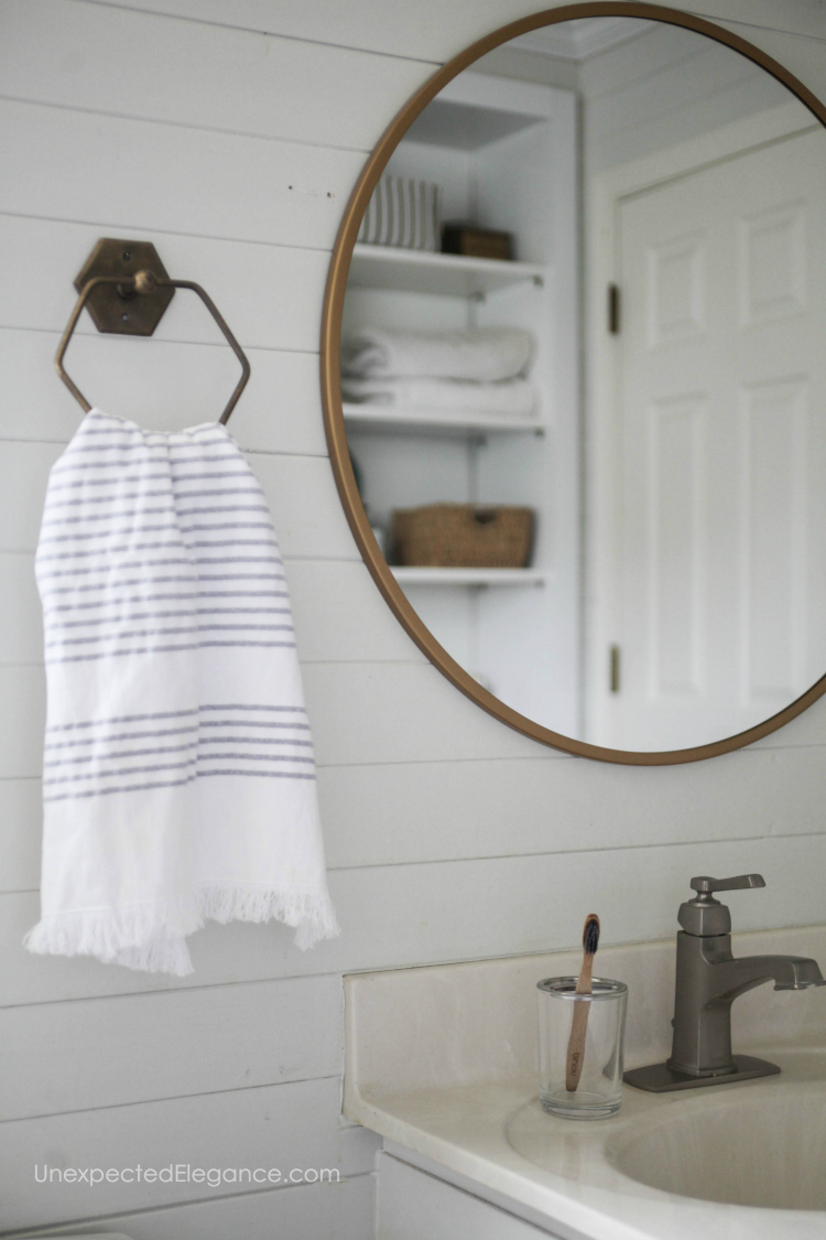 Bathroom design details on a budget!