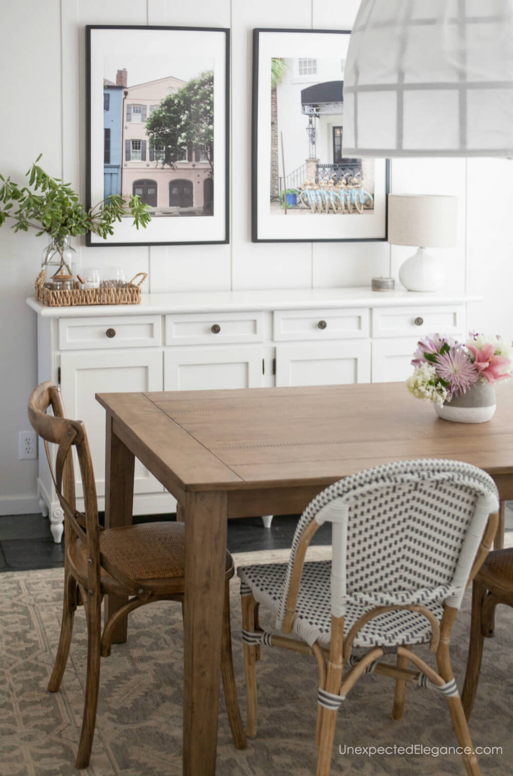 Inspiration from this farmhouse style dining room transformation!