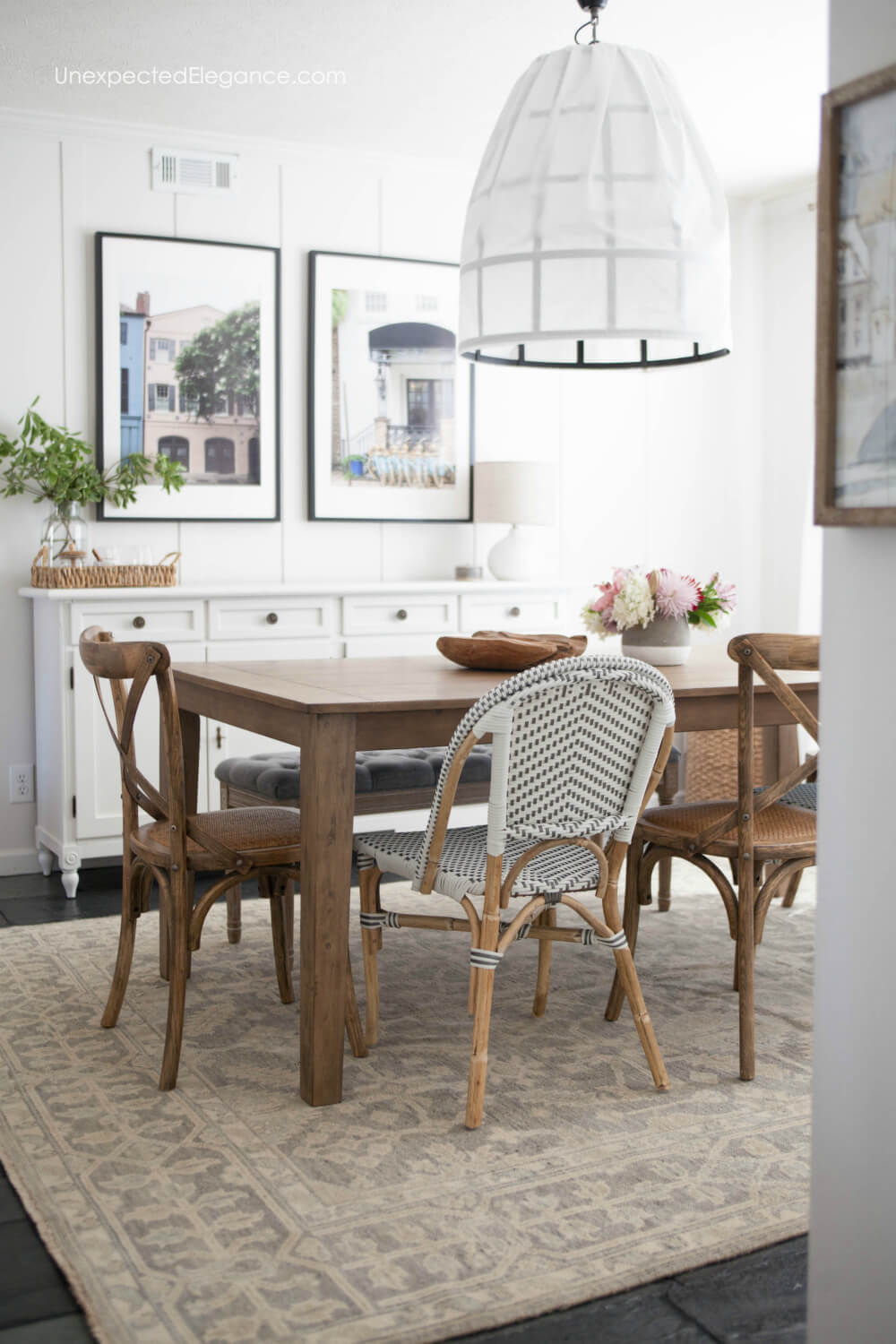 Get all the details about this casual dining room makeover.