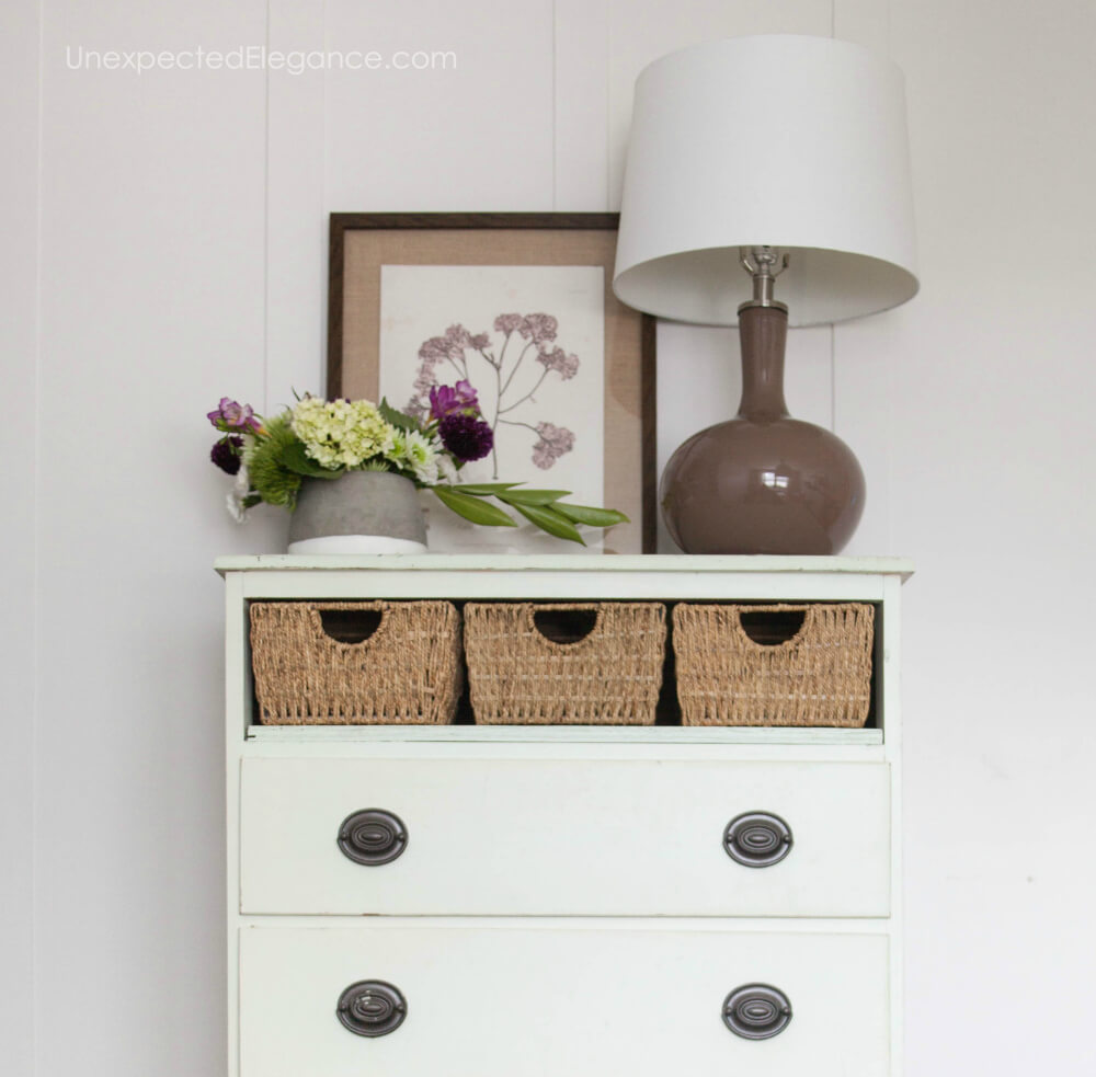 Simple steps for how to fix a broken dresser drawer.