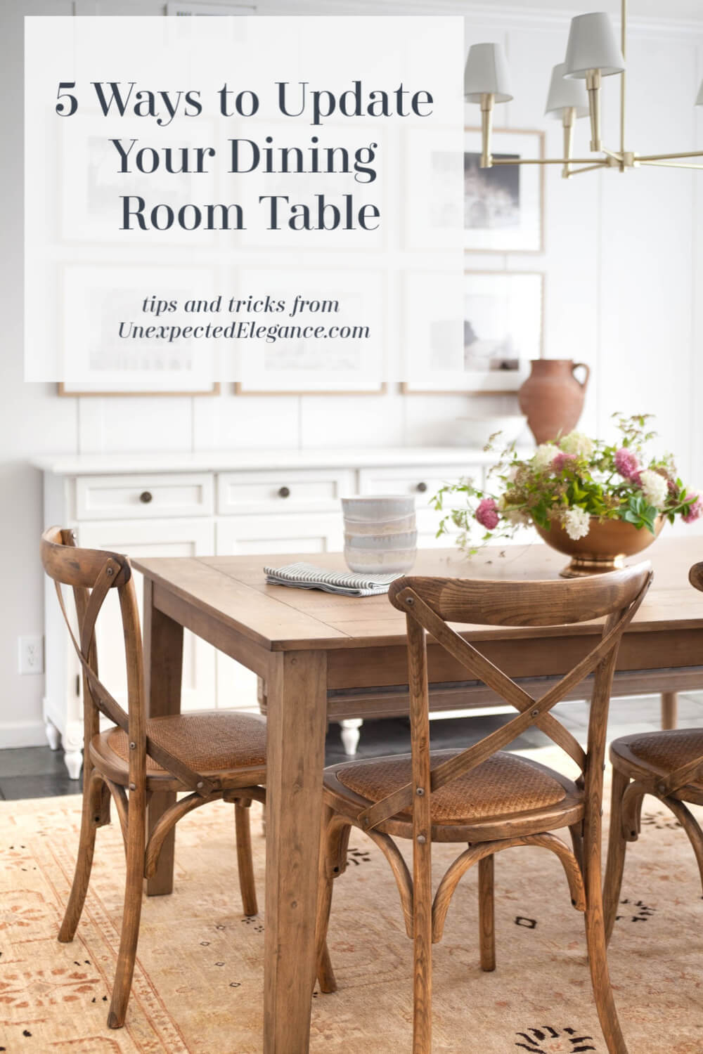 5 Ways to Update Your Dining Room Table