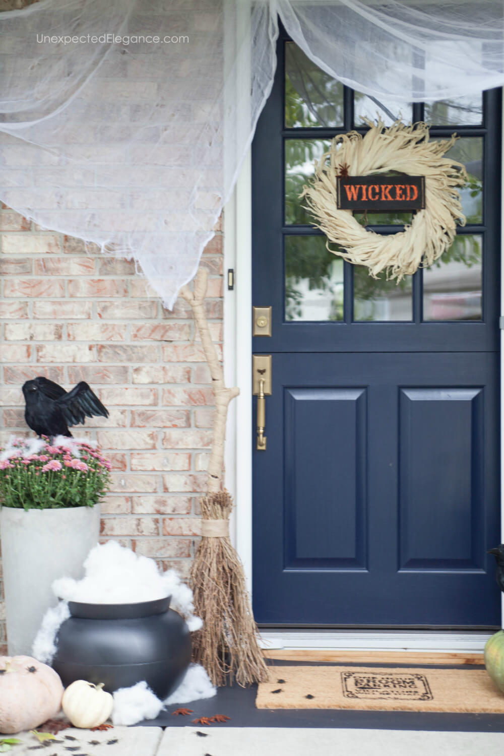 Wicked themed porch that's easy and fun!