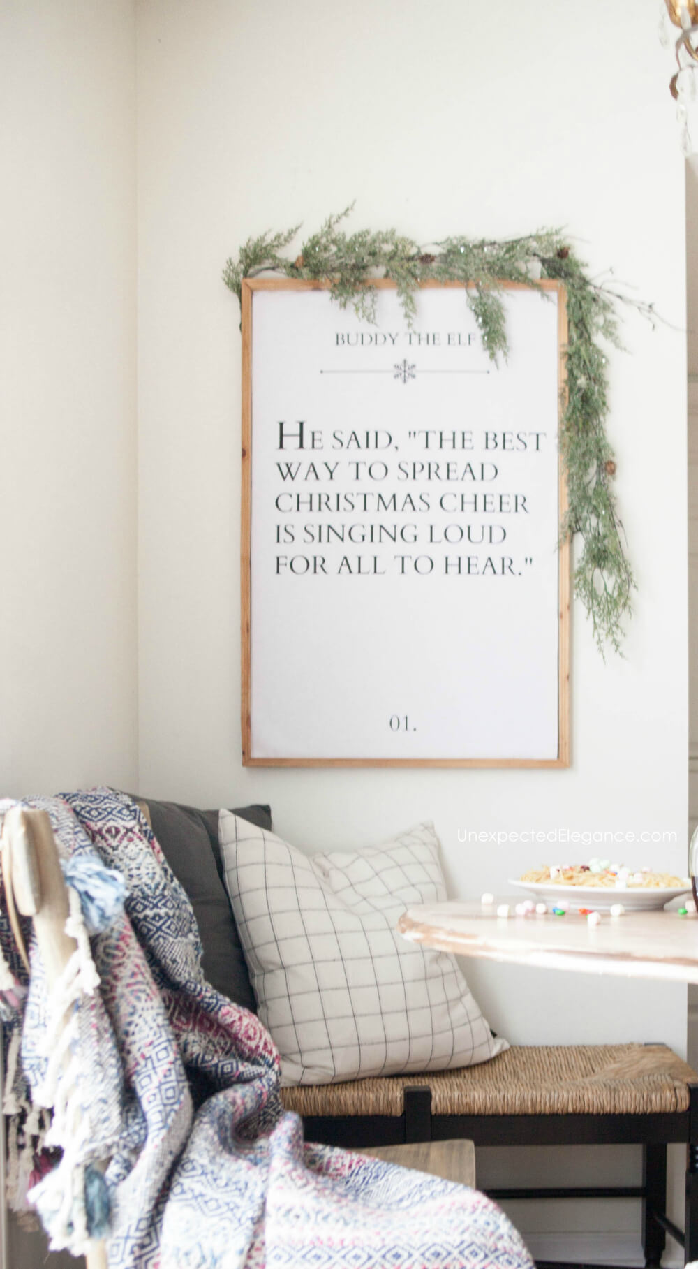 i love the movie elf set of five buddy the elf printables buddy the elf quotes elf quotes elf printables