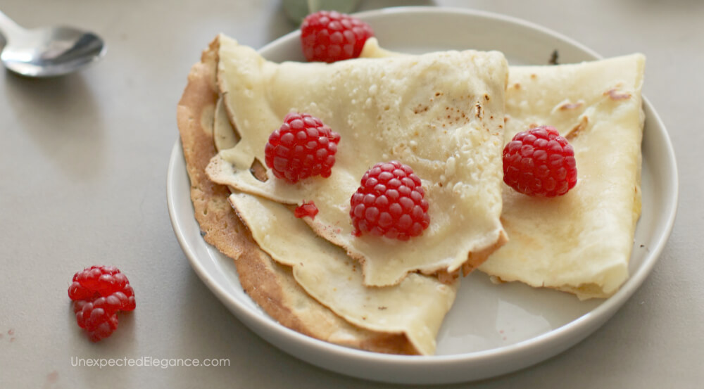 Give this delicate, crepe a try!!