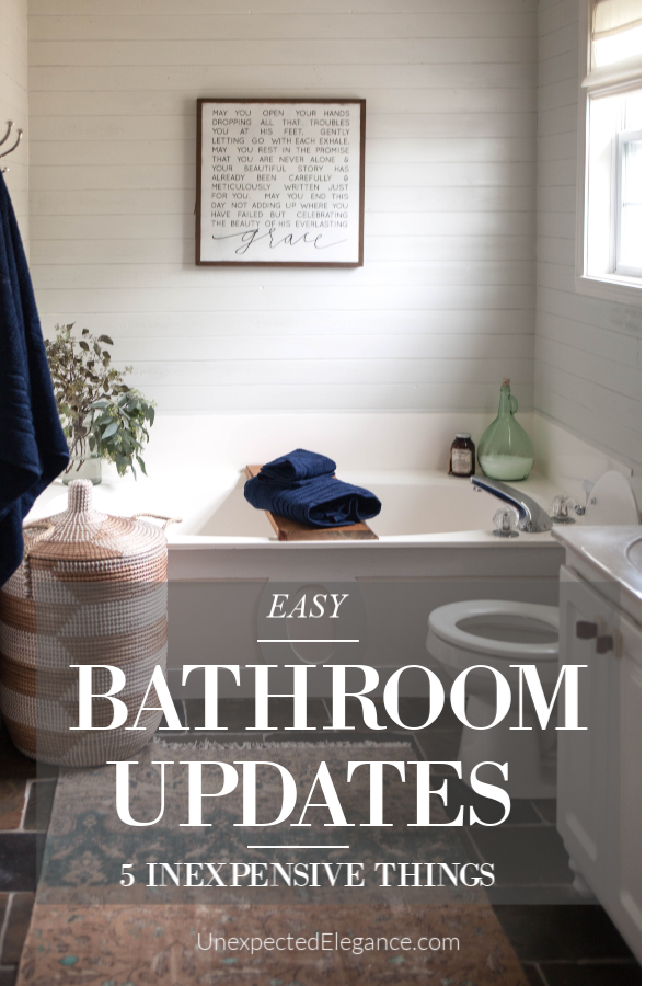 5 Inexpensive Ways To Update A Bathroom Unexpected Elegance